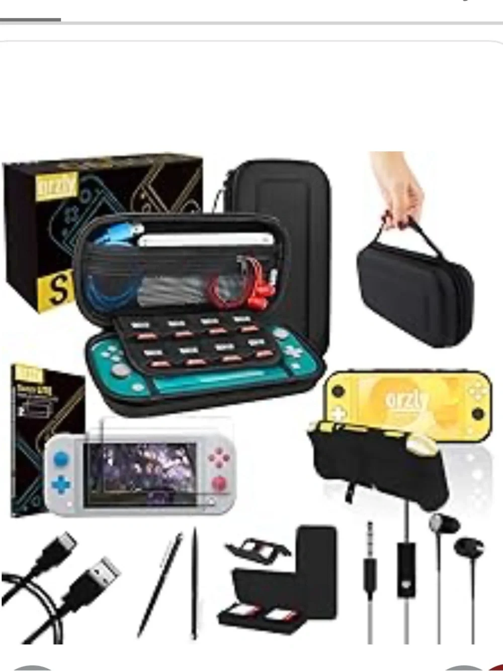 Switch Lite Accesories Bundle Starter Kit